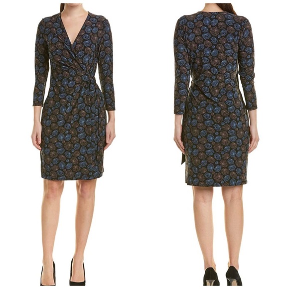 Anne Klein Dresses & Skirts - Anne Klein Classic V-neck Dress Faux Wrap Sz XL